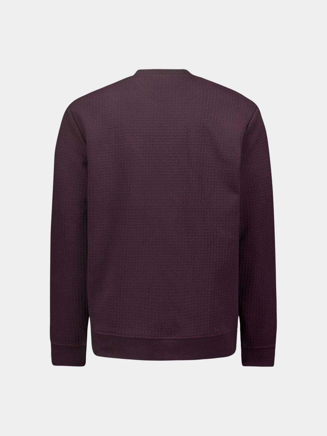 No Excess Sweater Paars Sweater Crewneck Double Layer 25100908/083