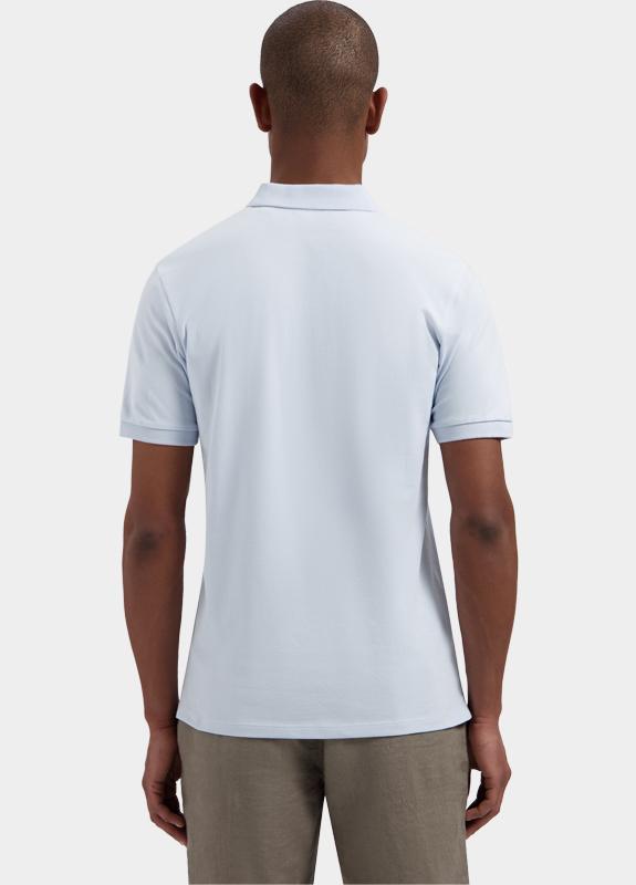 Dstrezzed Polo korte mouw Blauw Bowie V-Neck Polo 240022/646