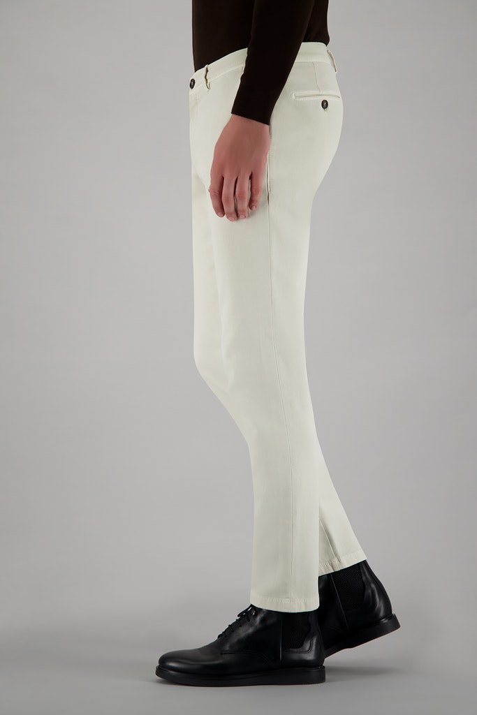 Gardeur Katoenen Broek Beige Hose Flatfront Slim Fit SUBWAY 69401/12