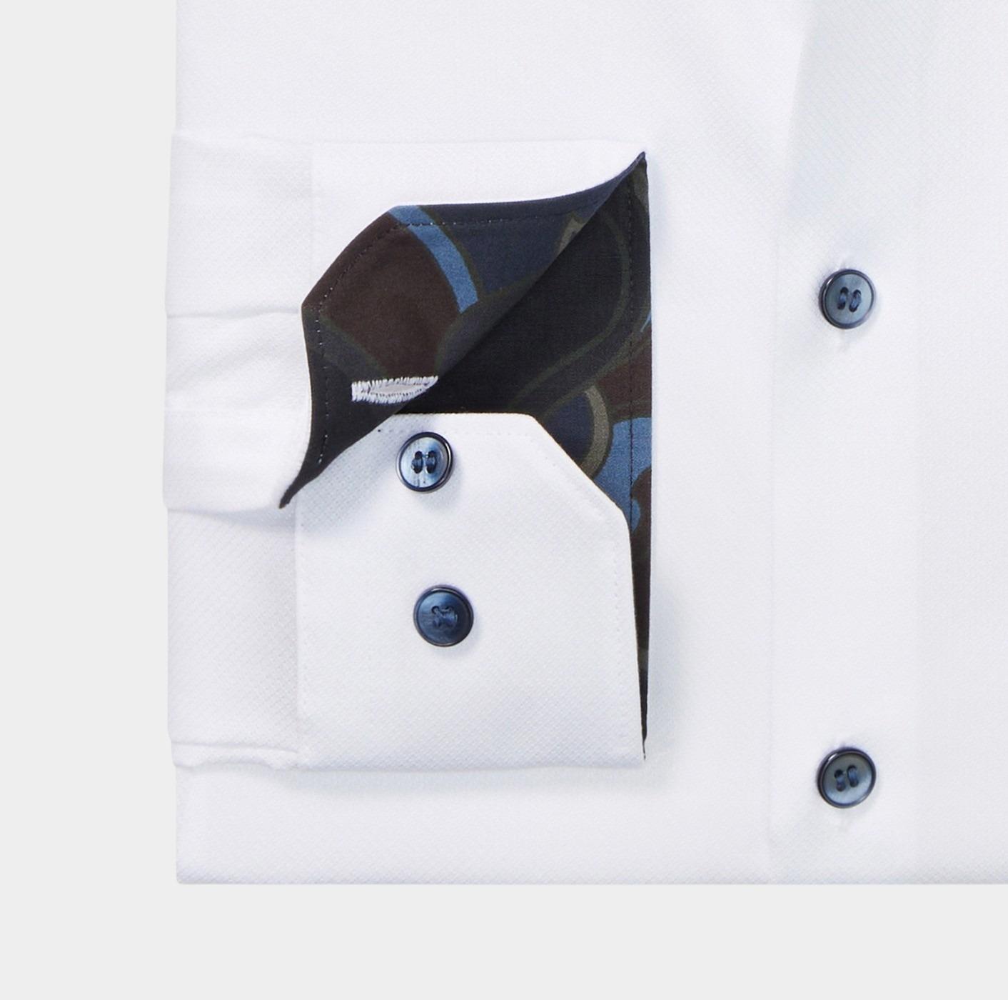 Olymp Overhemd extra lange mouw Wit No. Six 258289/00