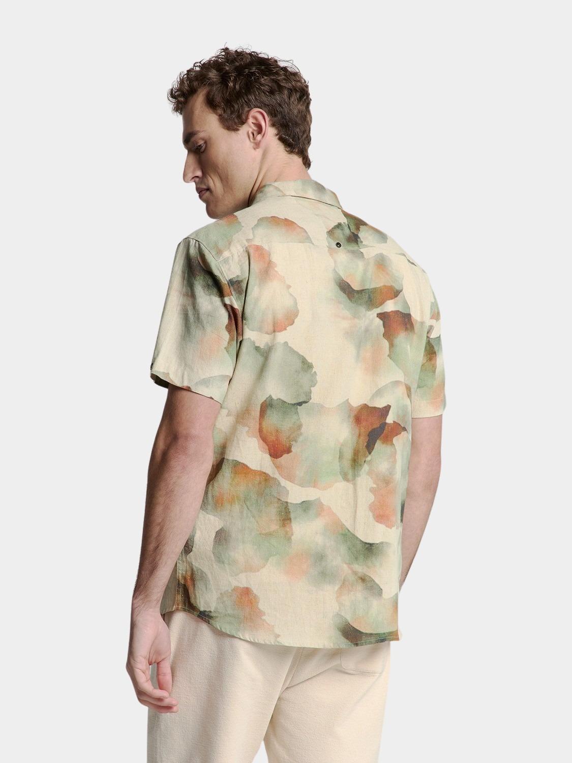 No Excess Casual hemd korte mouw Groen  27440345/058