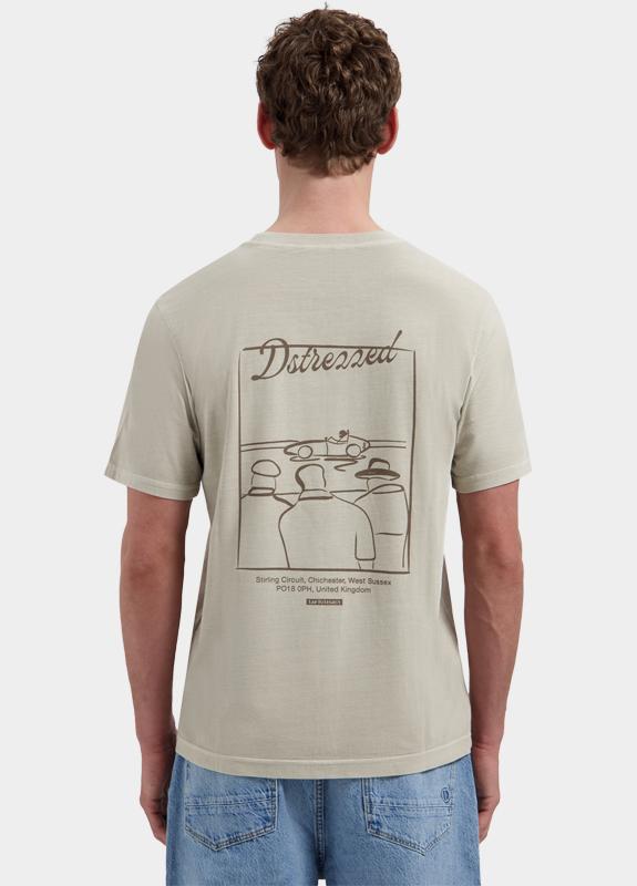 Dstrezzed T-shirt korte mouw Beige Nickolas Tee 203054-SS26/251