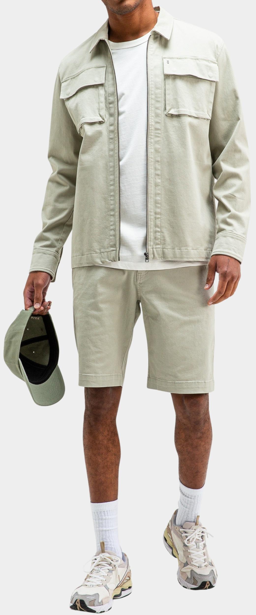 Butcher of Blue Overshirt Groen Sonam Twill Overshirt M2424002/791