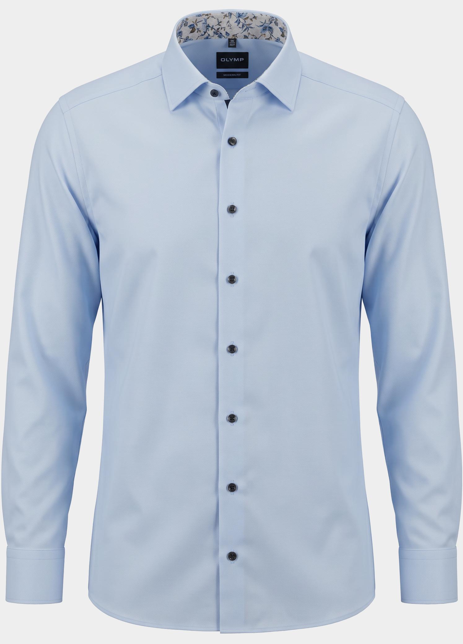 Olymp Zakelijk overhemd heren Blauw 133824-Hemden 133824/74