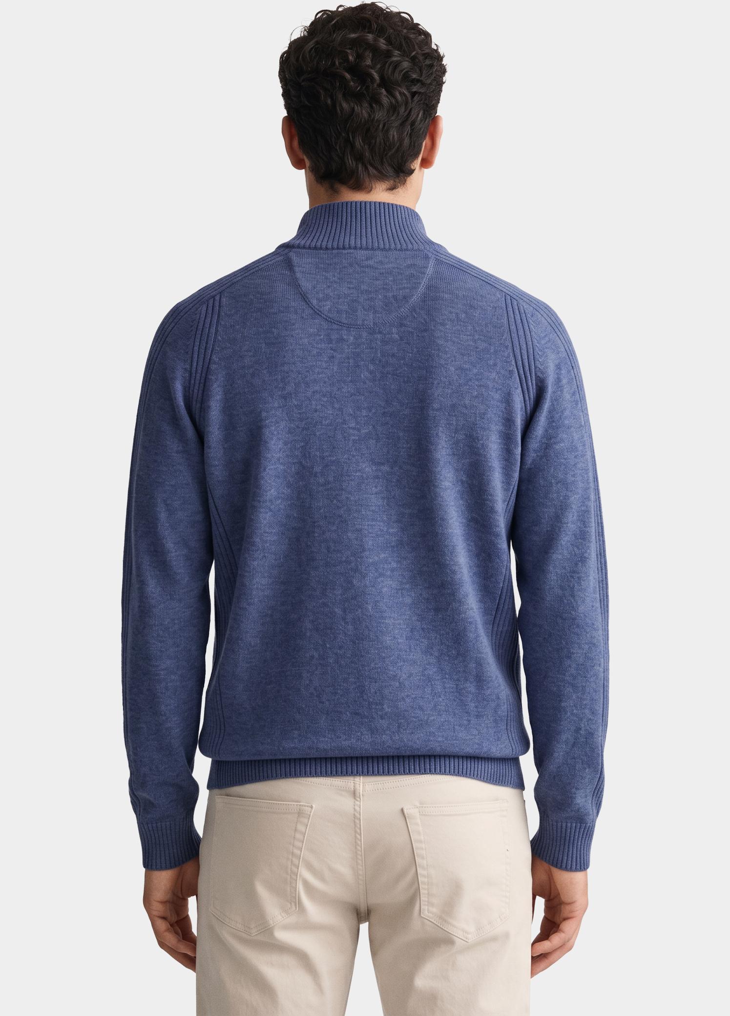 Baileys Half Zip Blauw Buttons 10gg 620095/695
