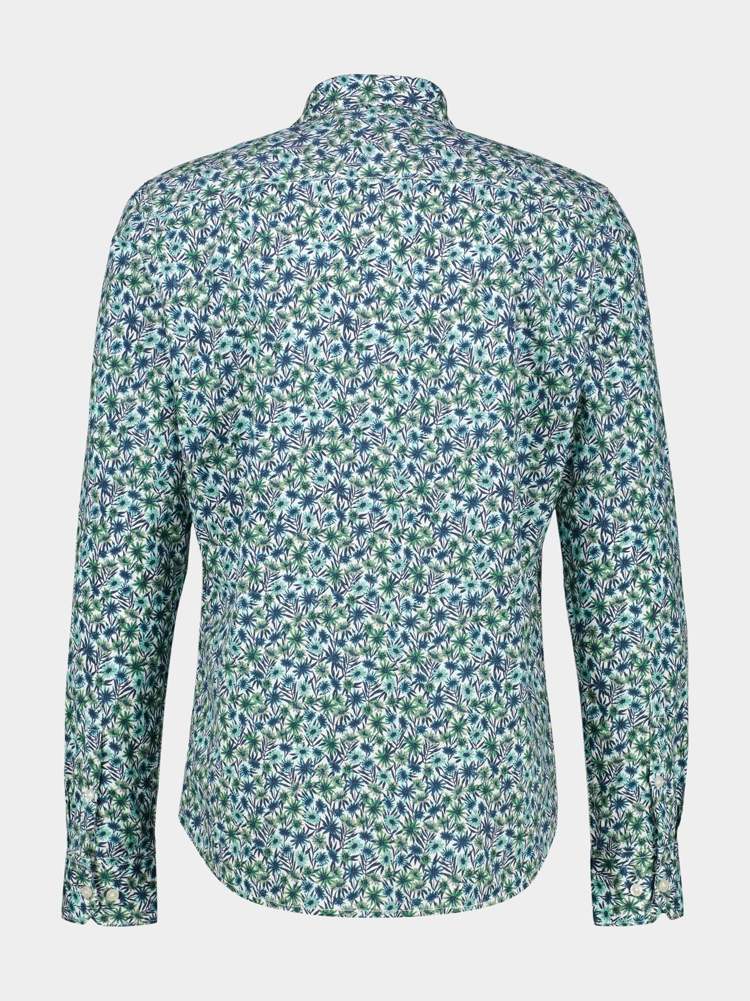 Lerros Casual hemd lange mouw Groen  2521329/612
