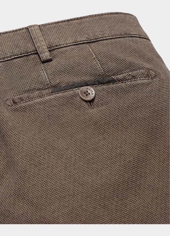 Meyer Katoenen Broek Bruin TOKYO Art.2-5610 2582561000/36