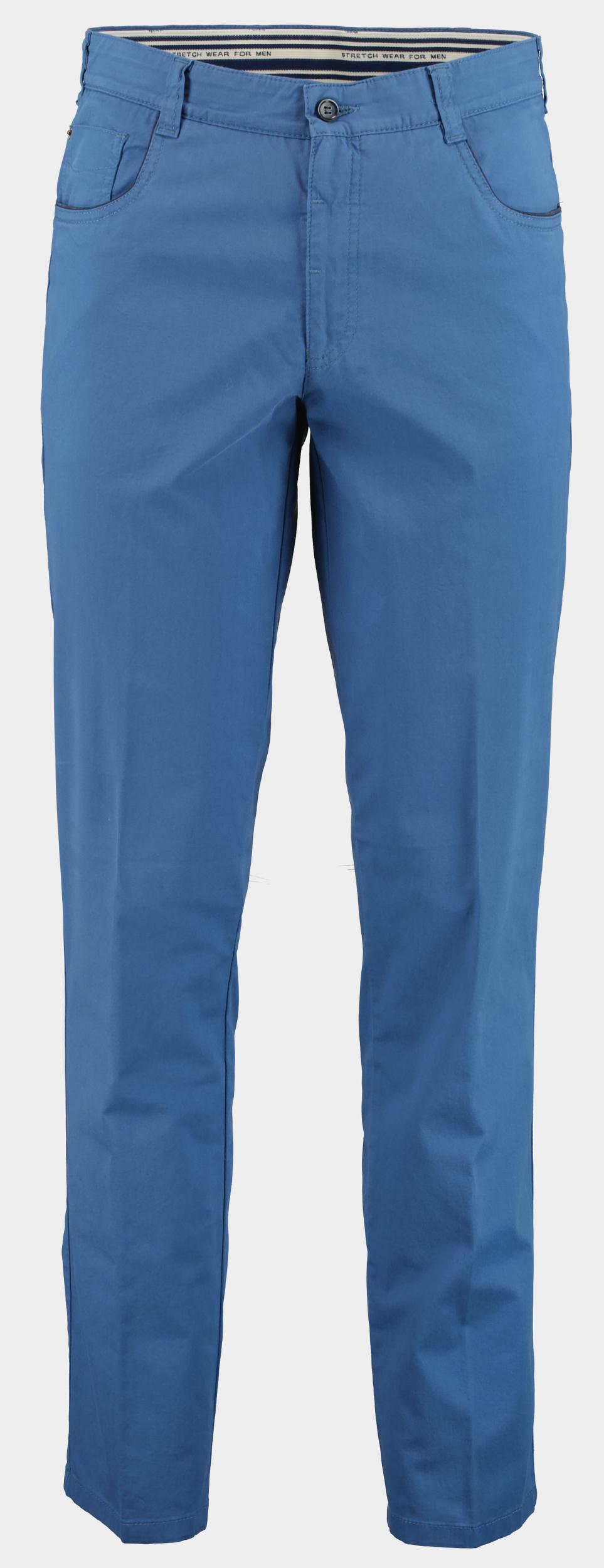 F043 Katoenen Broek Blauw Stretch city 5-pocket 2081.1.11.137/630