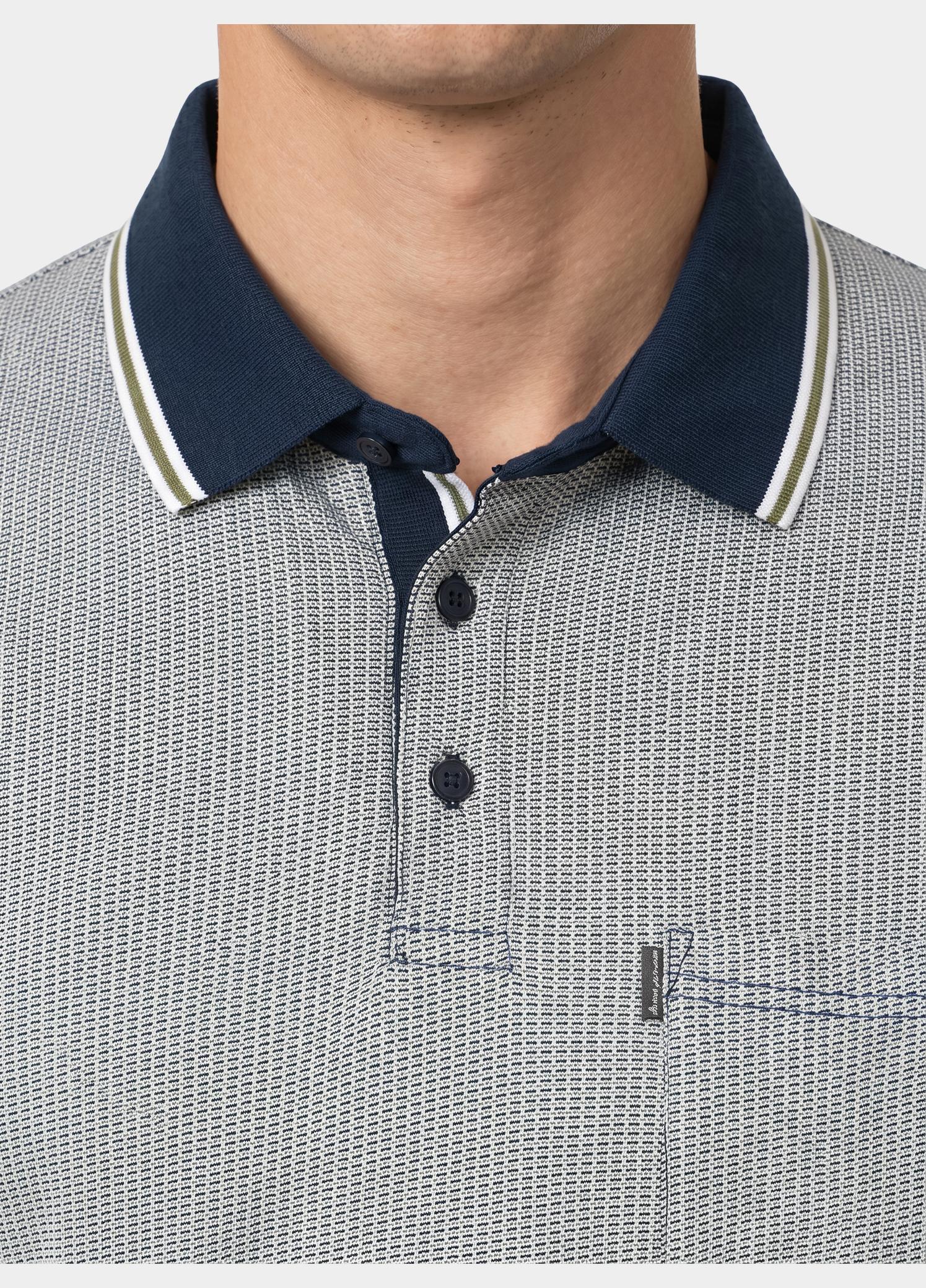 Casamoda Polo korte mouw Groen Polo 126320131/303