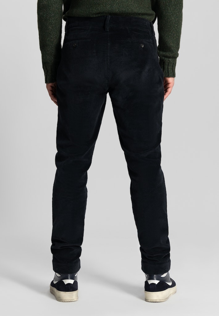 Dstrezzed Katoenen Broek Zwart DS_Fonda Slimfit Chino 501766/994