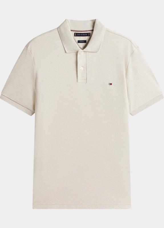Tommy Hilfiger Polo korte mouw Beige LIQUID COTTON REG SEASONAL PO MW0MW39994/HGF