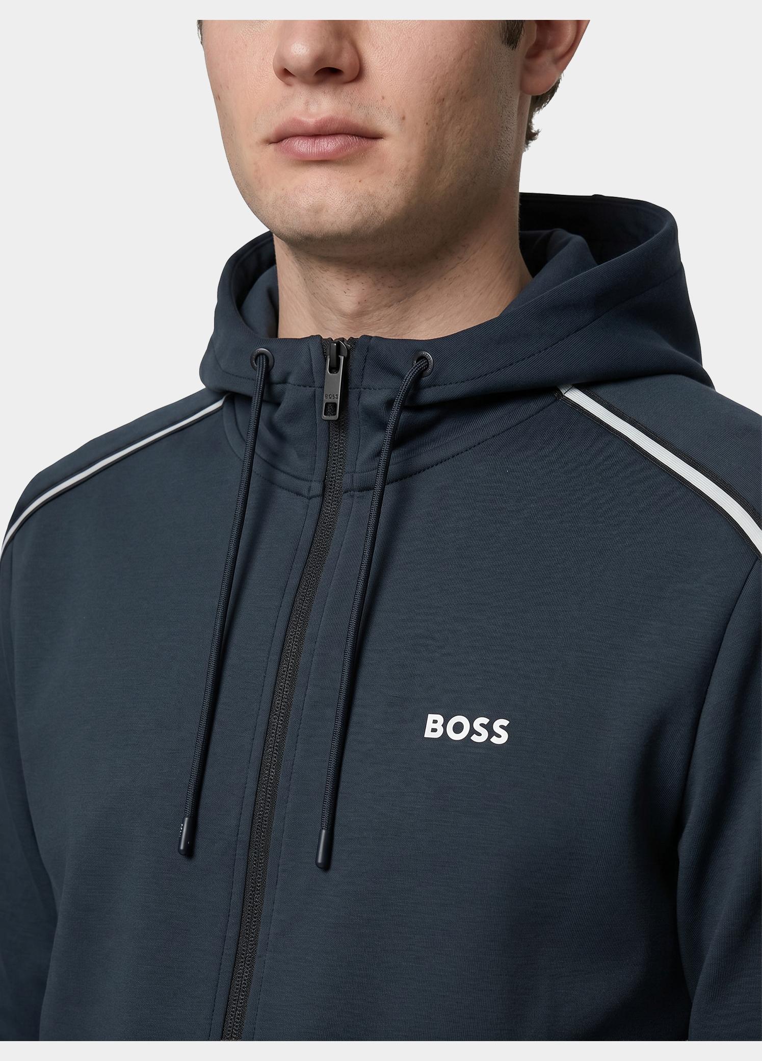 BOSS Green sweatvest heren Blauw Saggy 1 10263369 01 50523912/402