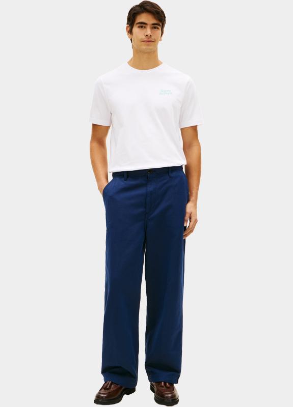 Tommy Hilfiger T-shirt korte mouw Wit PALM PHOTO PRINT TEE MW0MW42386/YBR