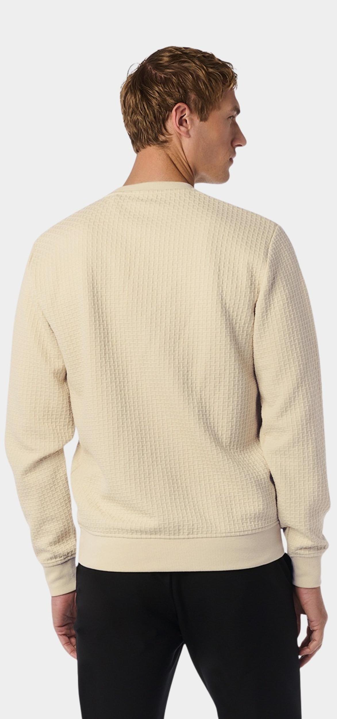 No Excess Sweater Grijs Sweater Crewneck Double Layer 25100908/122