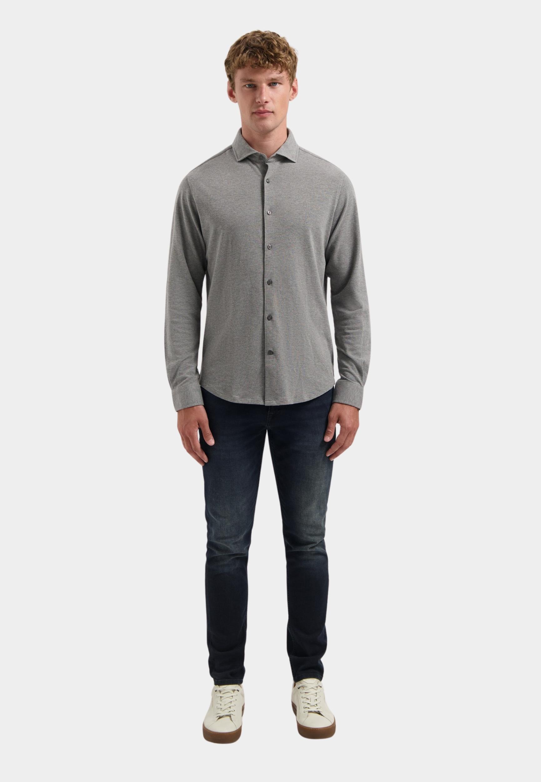 Dstrezzed Casual hemd lange mouw Grijs DS_Kirk Shirt 303714-AW25/879