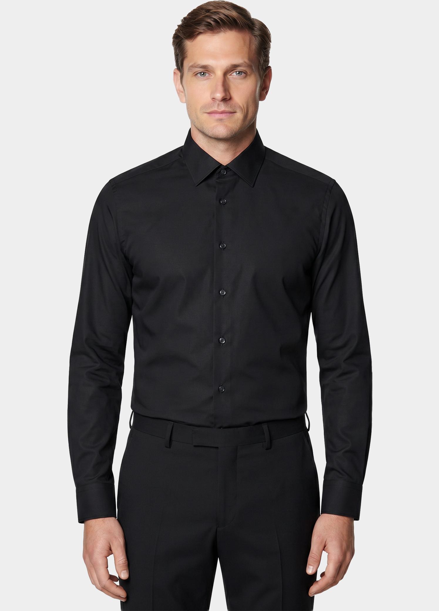 Marvelis Business hemd lange mouw Zwart  679964/68