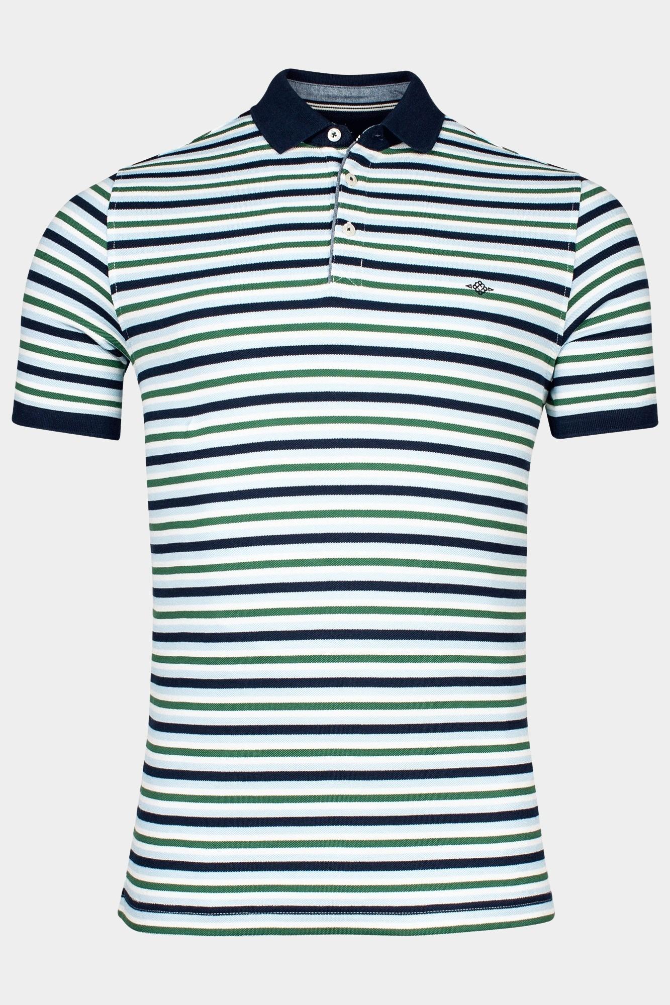 Baileys Polo korte mouw Groen Poloshirt Pique Solic, allove 415296/70