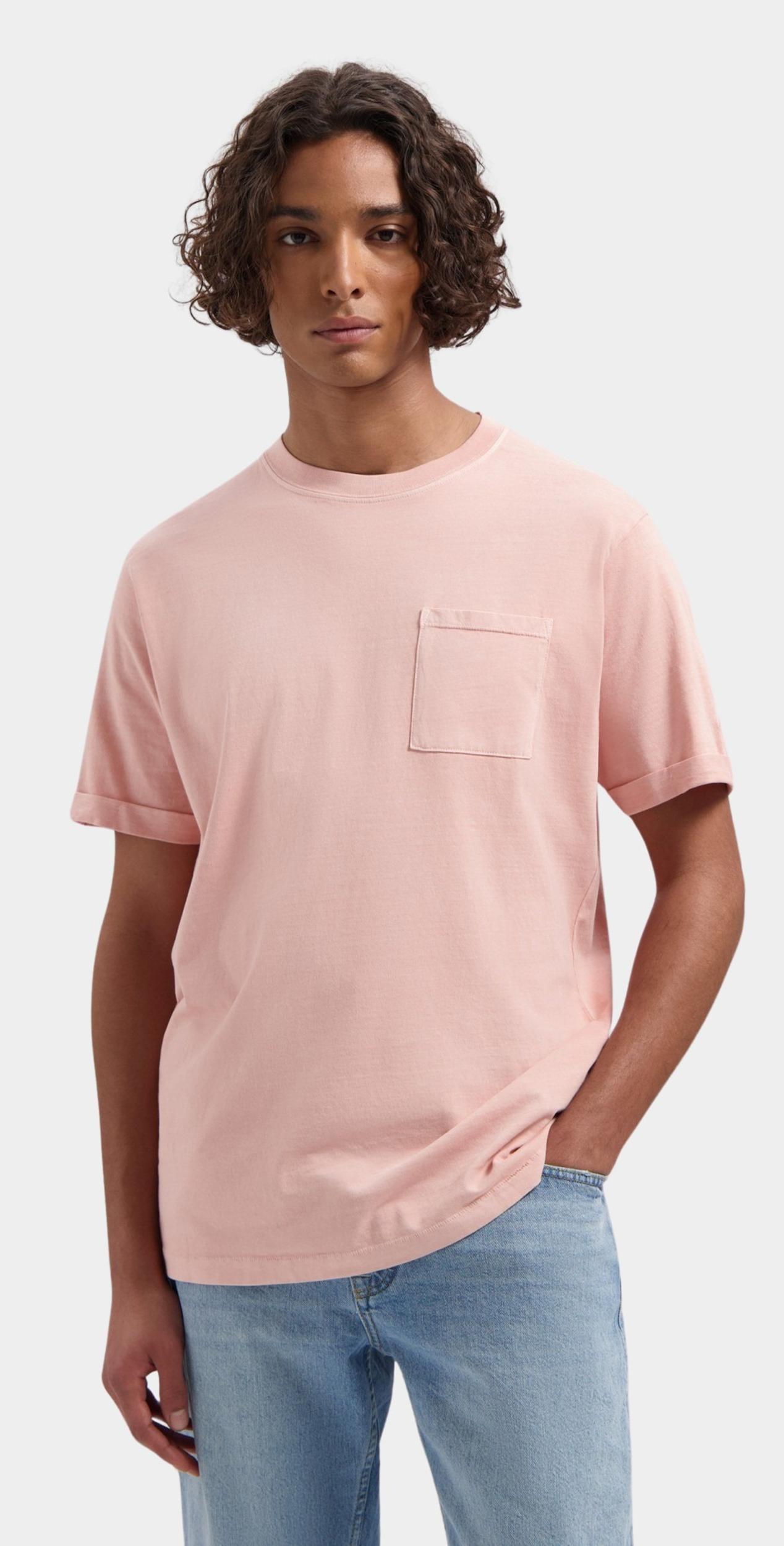 Dstrezzed T-shirt korte mouw Roze DS_Nickolas Tee 202876-SS24/449