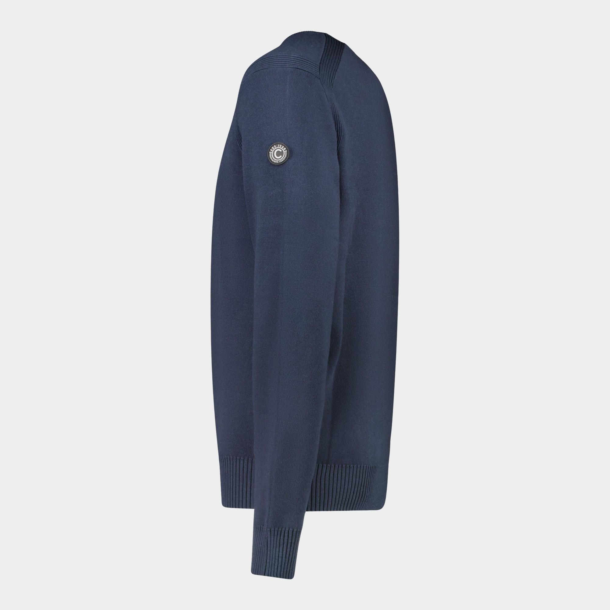 Cars Jeans Half Zip Blauw Symor 63865/12