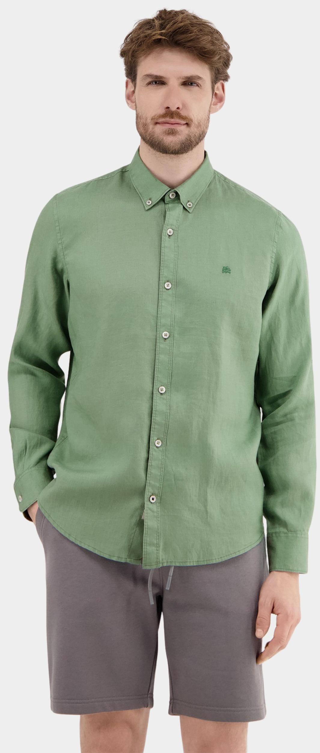 Lerros Casual hemd lange mouw Groen  2541111/612