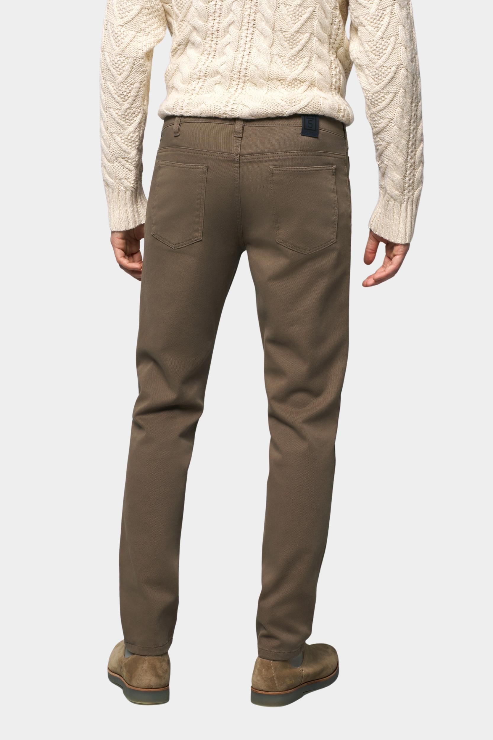 Meyer Katoenen Broek Bruin SLIM Art.2-6188 3612618800/35