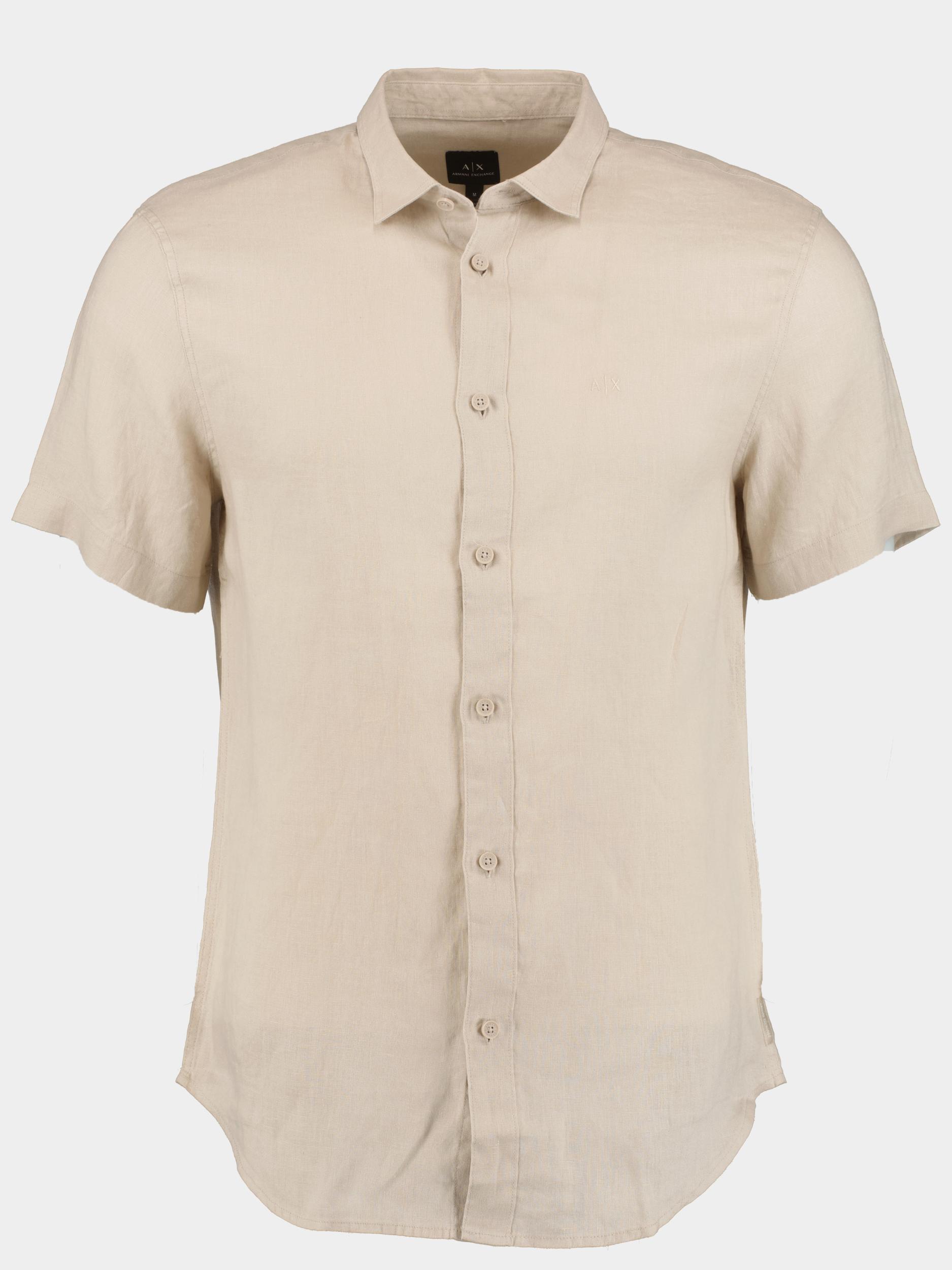 Armani Exchange Casual hemd korte mouw Beige  8NZC67.ZNCFZ/1724