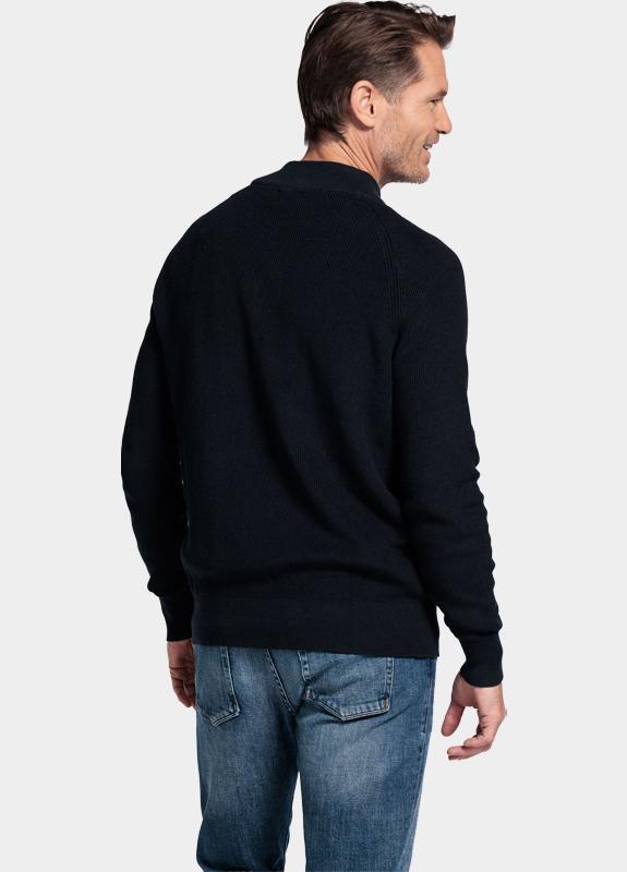 Baileys Half Zip Blauw Pullover 1/2 Zip  half cardig 528437/60