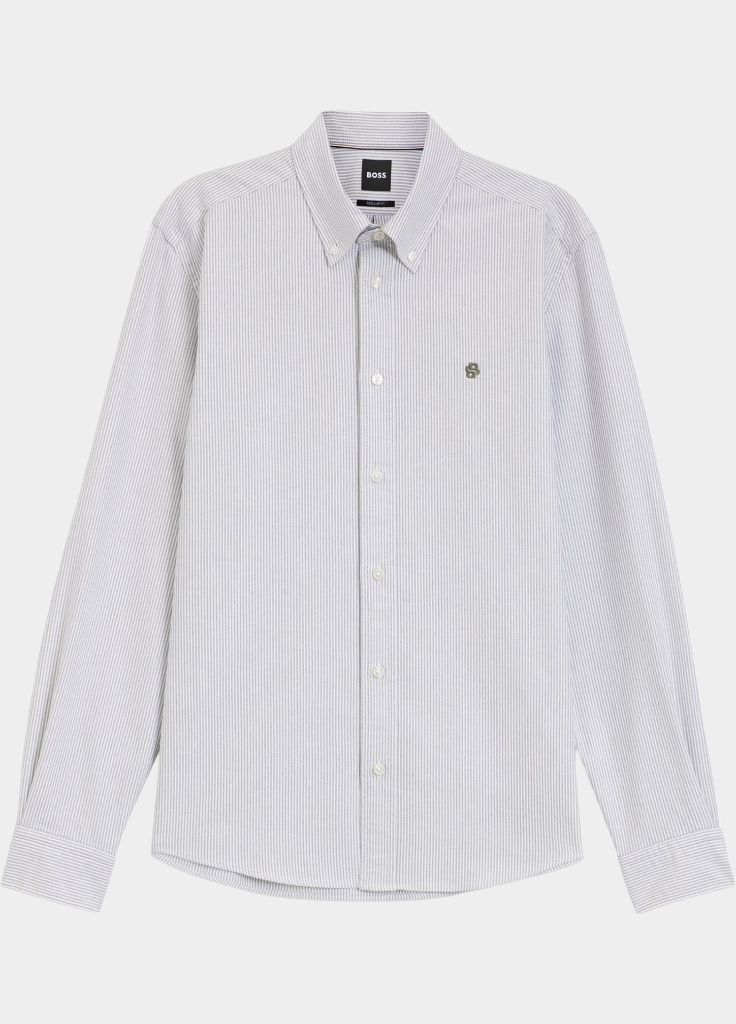 BOSS Black Casual hemd lange mouw Groen H-LIAM-BD-E-C1-263 10261880 0 50566998/347