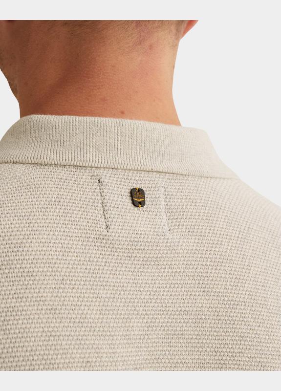 PME Legend Polo korte mouw Beige Short sleeve polo cotton stru PPSS2602853/910