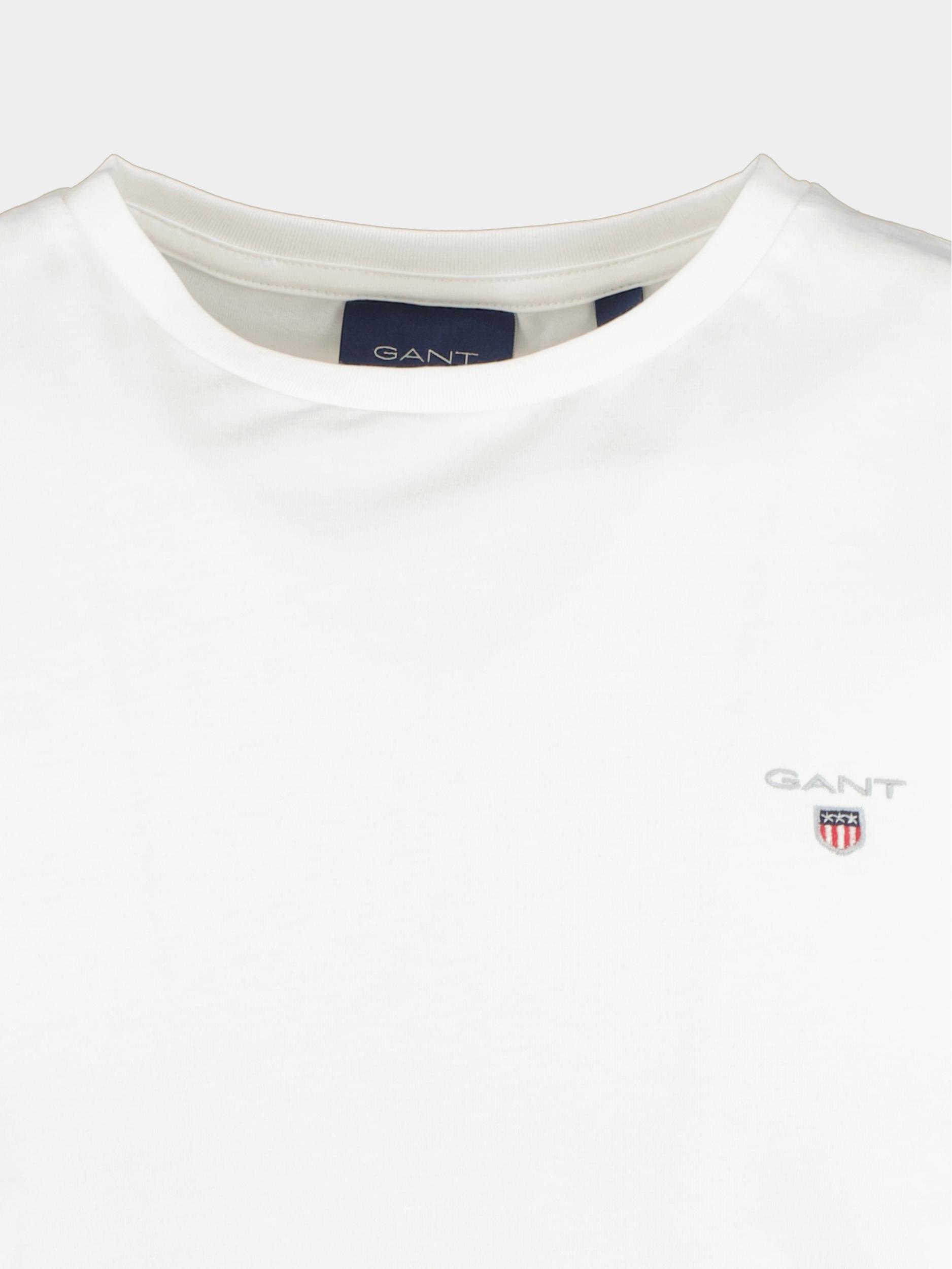 Gant T-shirt korte mouw Wit Original SS T-Shirt 234100/110