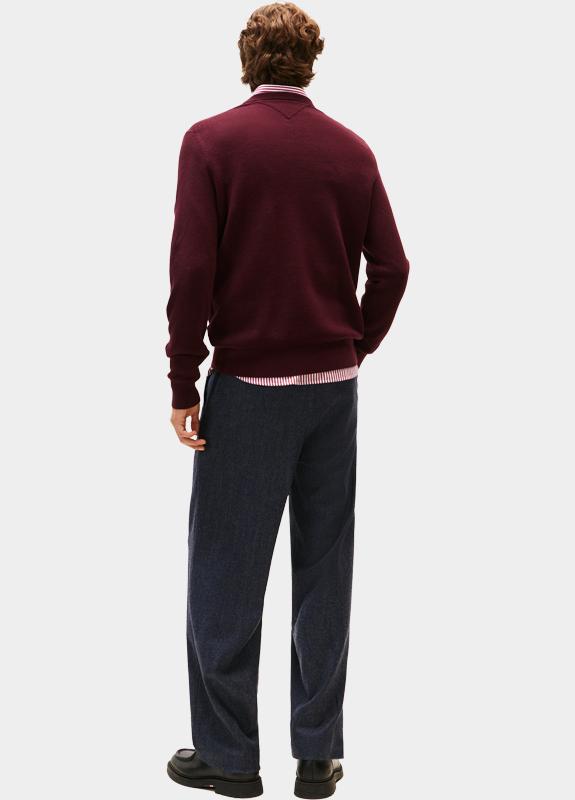 Tommy Hilfiger Pullover Rood ESSENTIAL STRUCTURE CREW NECK MW0MW36347/XIH