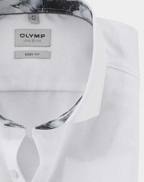 Olymp Overhemd extra lange mouw Wit Level Five 209679/00