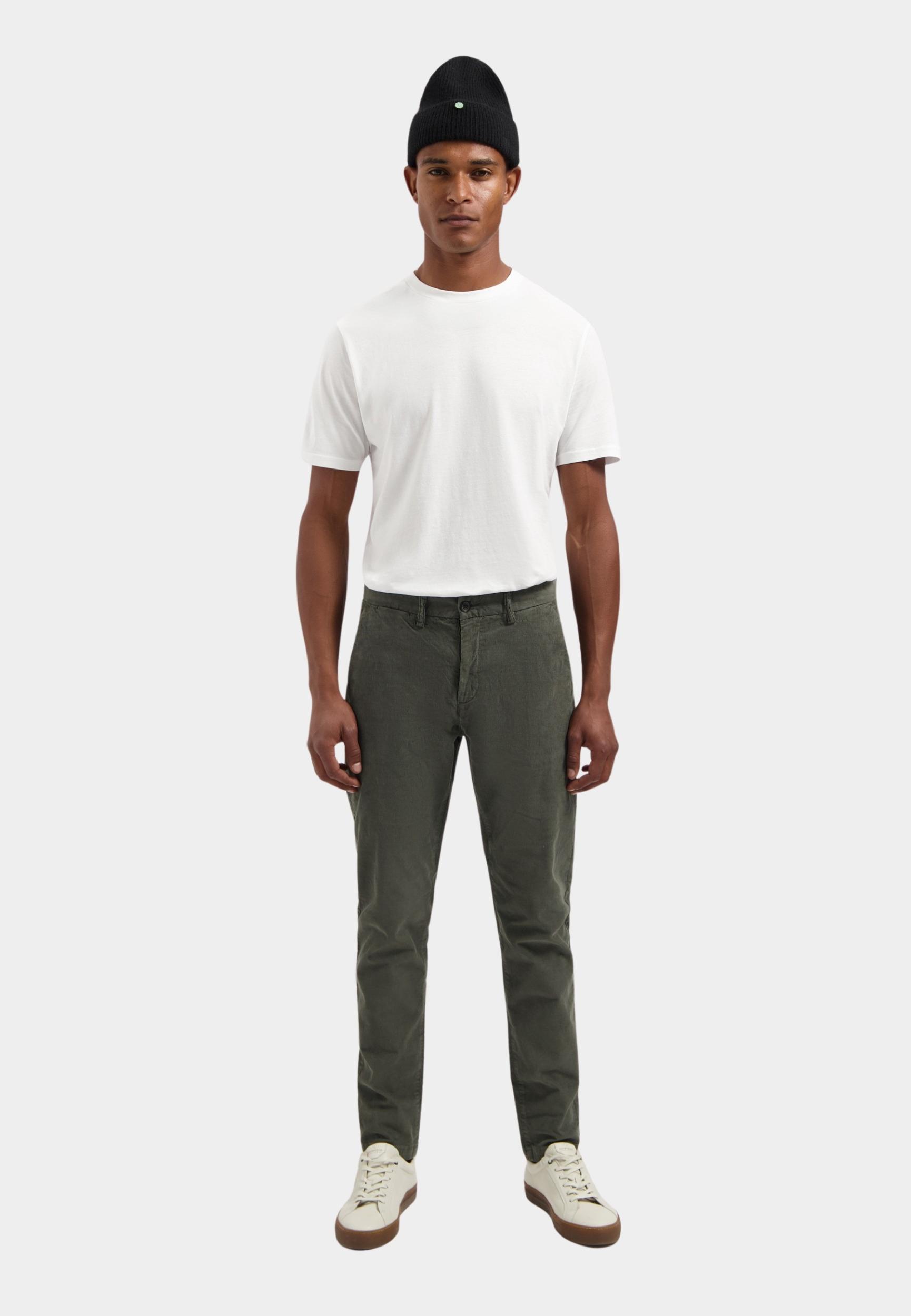 Dstrezzed Ribbroek Groen DS_Lancaster Ribcord Chino 501852-AW25/524