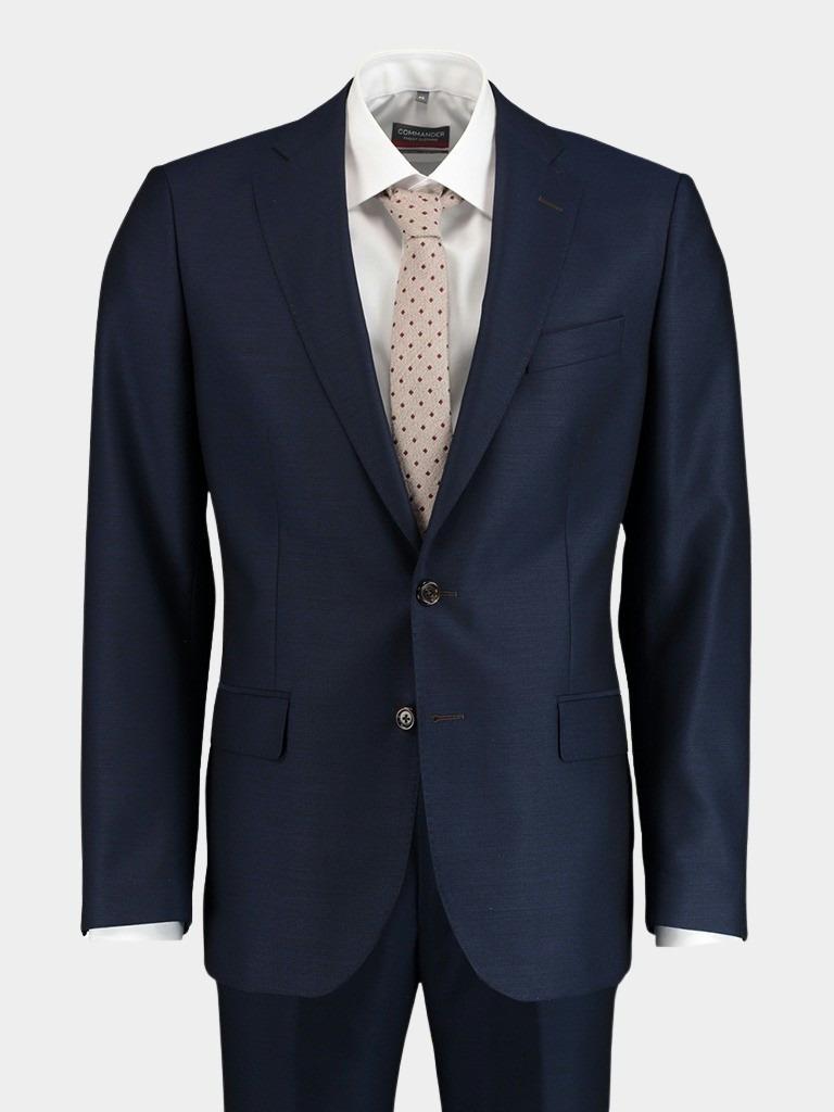 Bos Kostuum Blauw Kostuum Wol Donkerblauw BOS766 145322/29