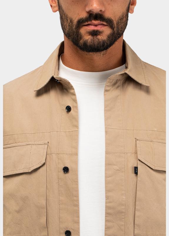 Butcher of Blue Overshirt Beige Dan M2614001/623