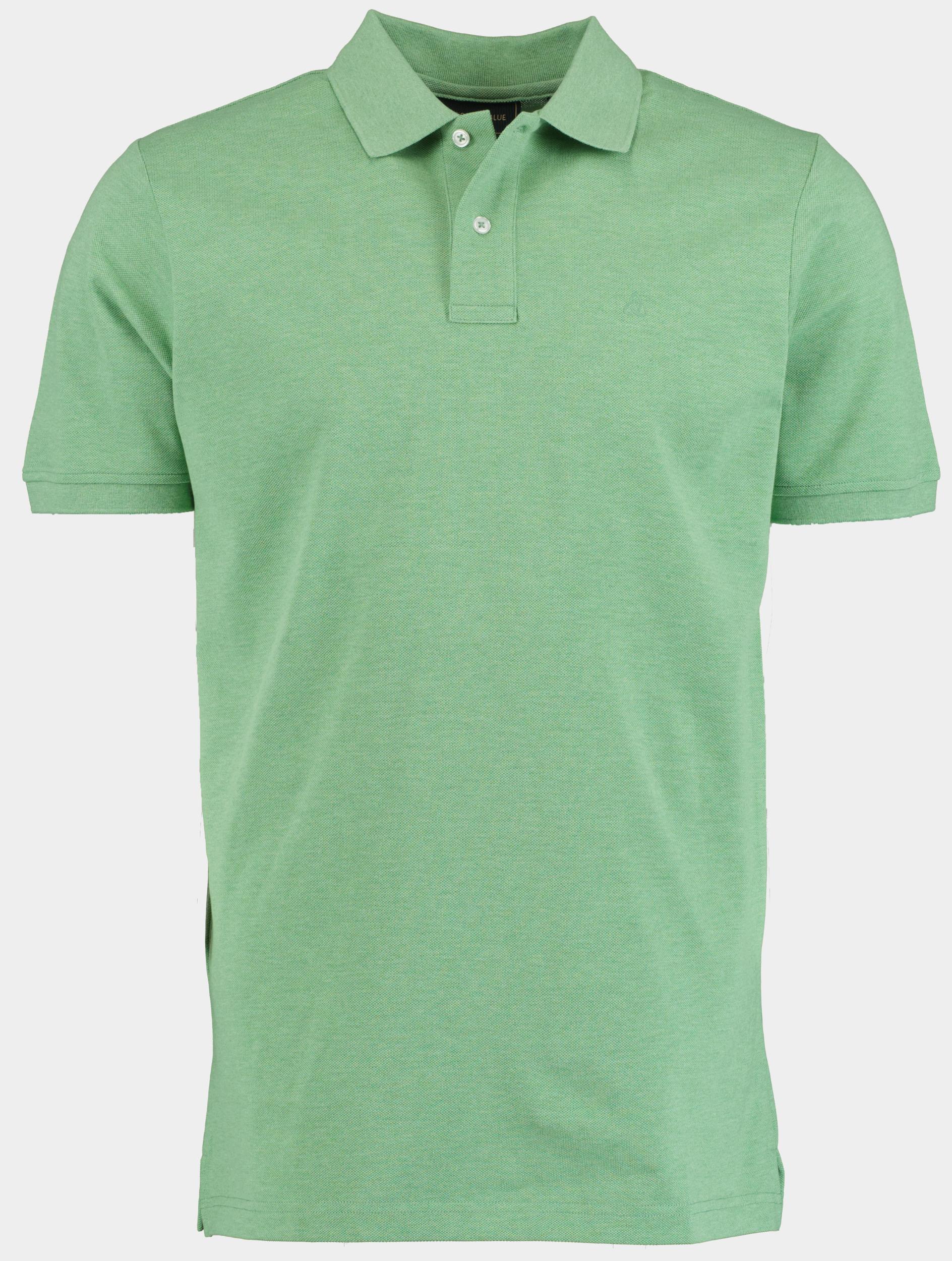 Scotland Blue Polo korte mouw Groen Fang Polo 25108FA63SB/343 surf side