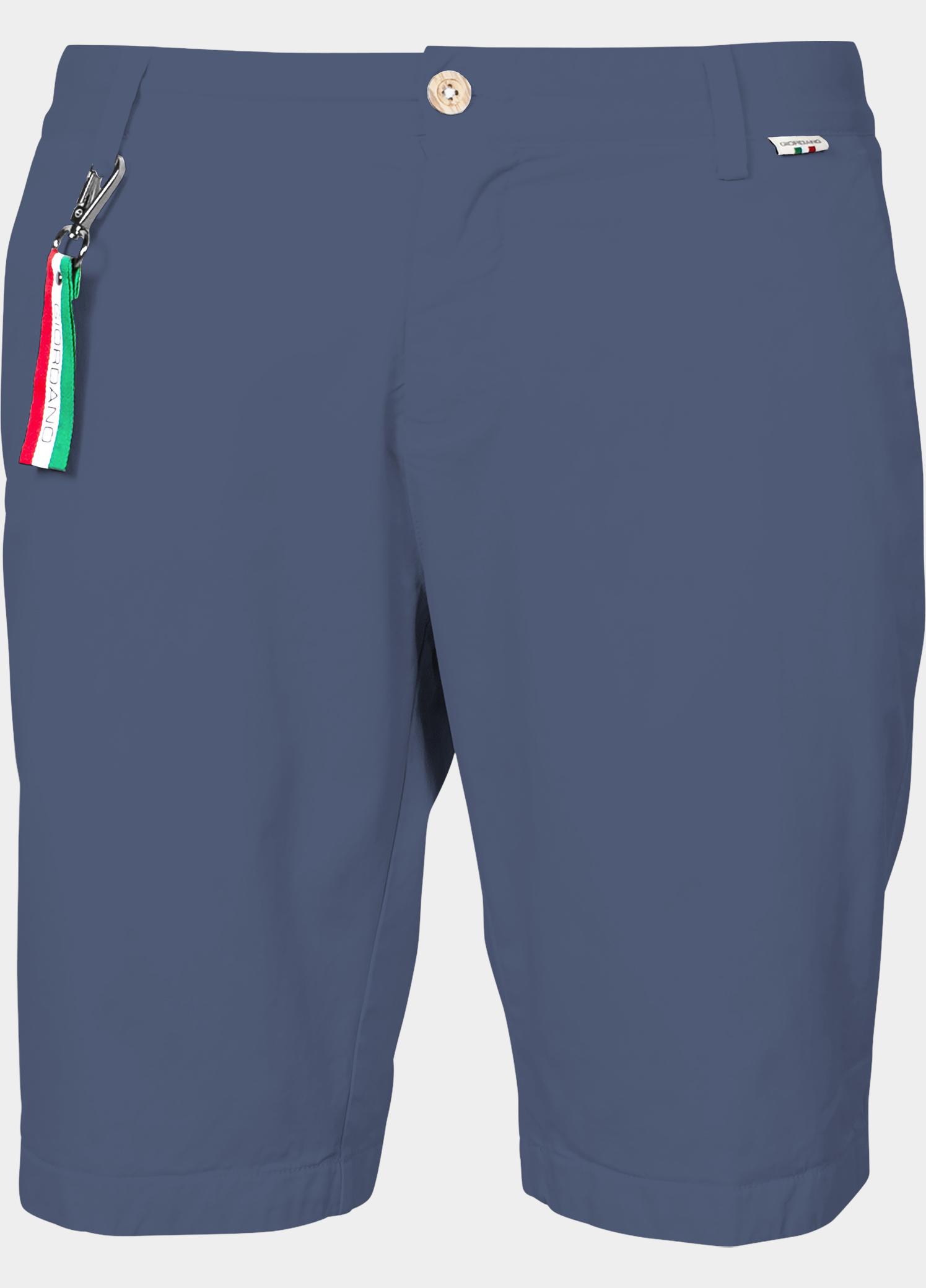 Giordano Korte Broek heren Blauw Stockholm Short Garment Dyed 411115/63