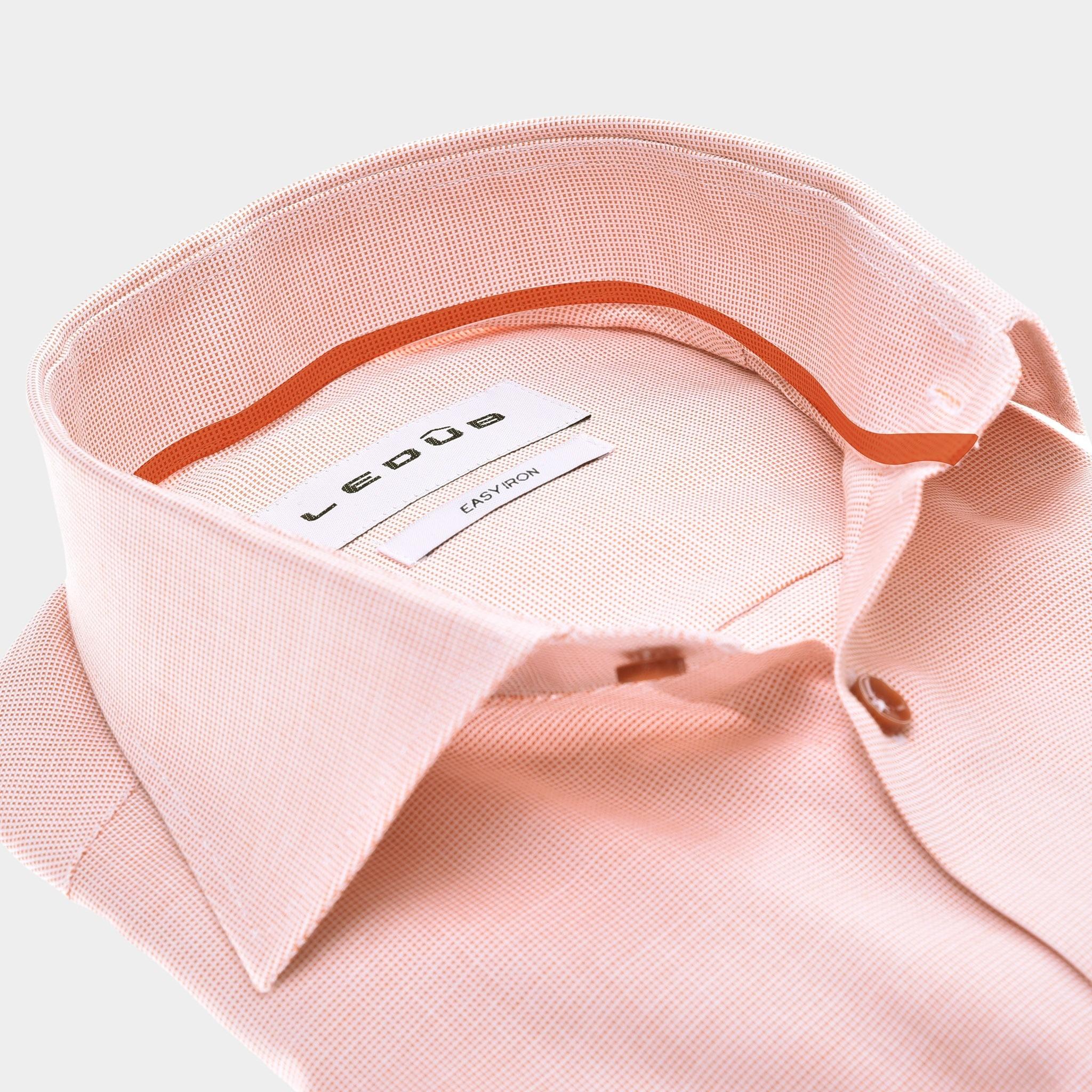 Ledub Business hemd lange mouw Oranje  0142827/860-000-000