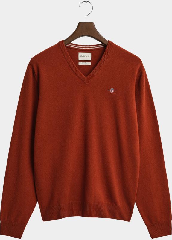 Gant Pullover Rood SUPERFINE LAMBSWOOL V-NECK 87212/623