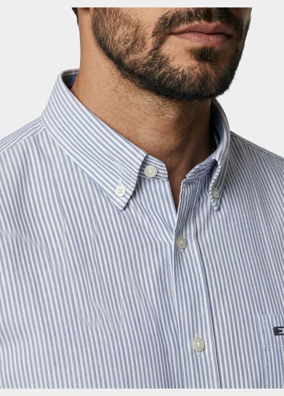 Commander flag Overhemd heren Blauw  214008418/621