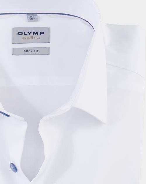 Olymp Business hemd lange mouw Blauw Level Five 204254/13
