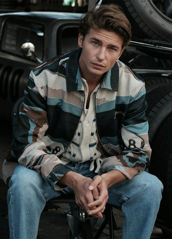 Dstrezzed Zomerjas heren Blauw Carter Jacket 155006/621