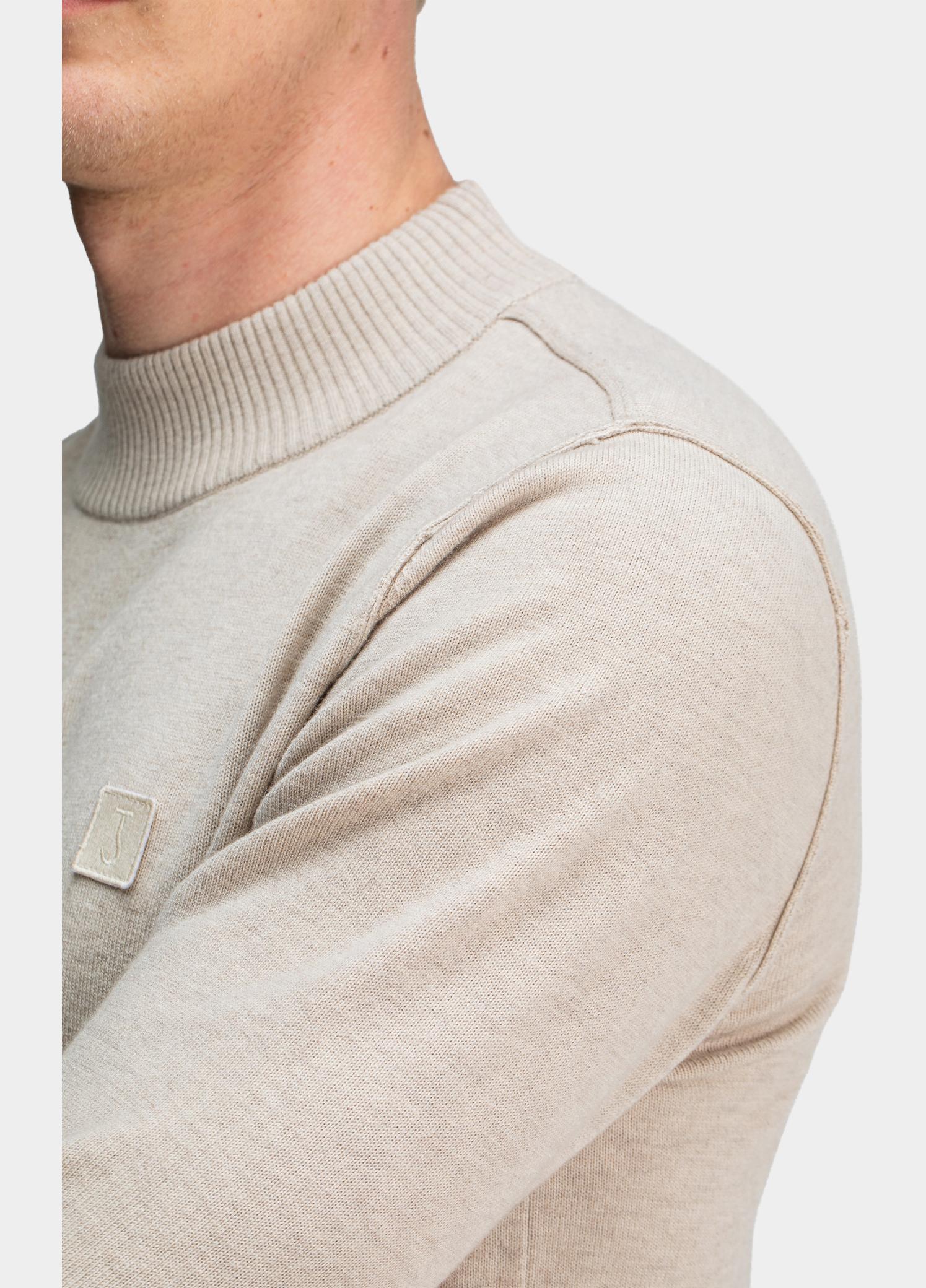 Butcher of Blue Turtle neck Beige Clifden M2626103/697