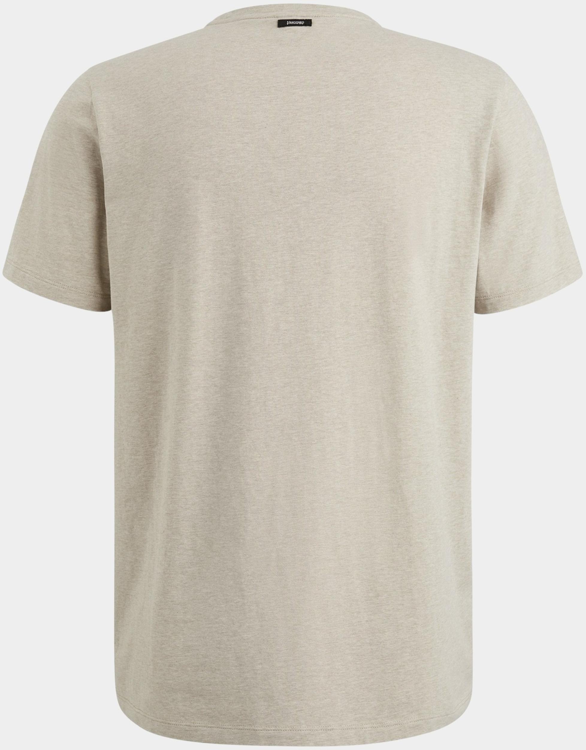 Vanguard T-shirt korte mouw Beige R-neck cotton elastan jersey VTSS2502502/8052