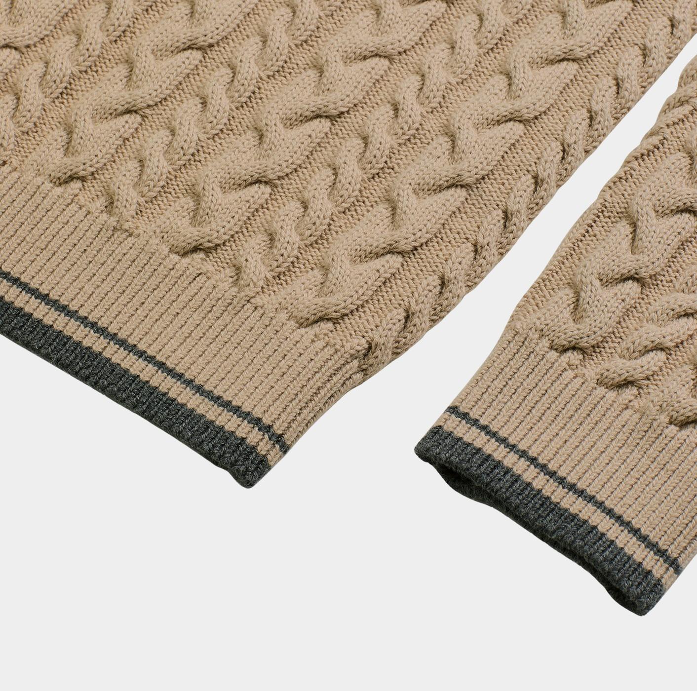 Olymp Pullover Beige Pullover Strick 531585/22