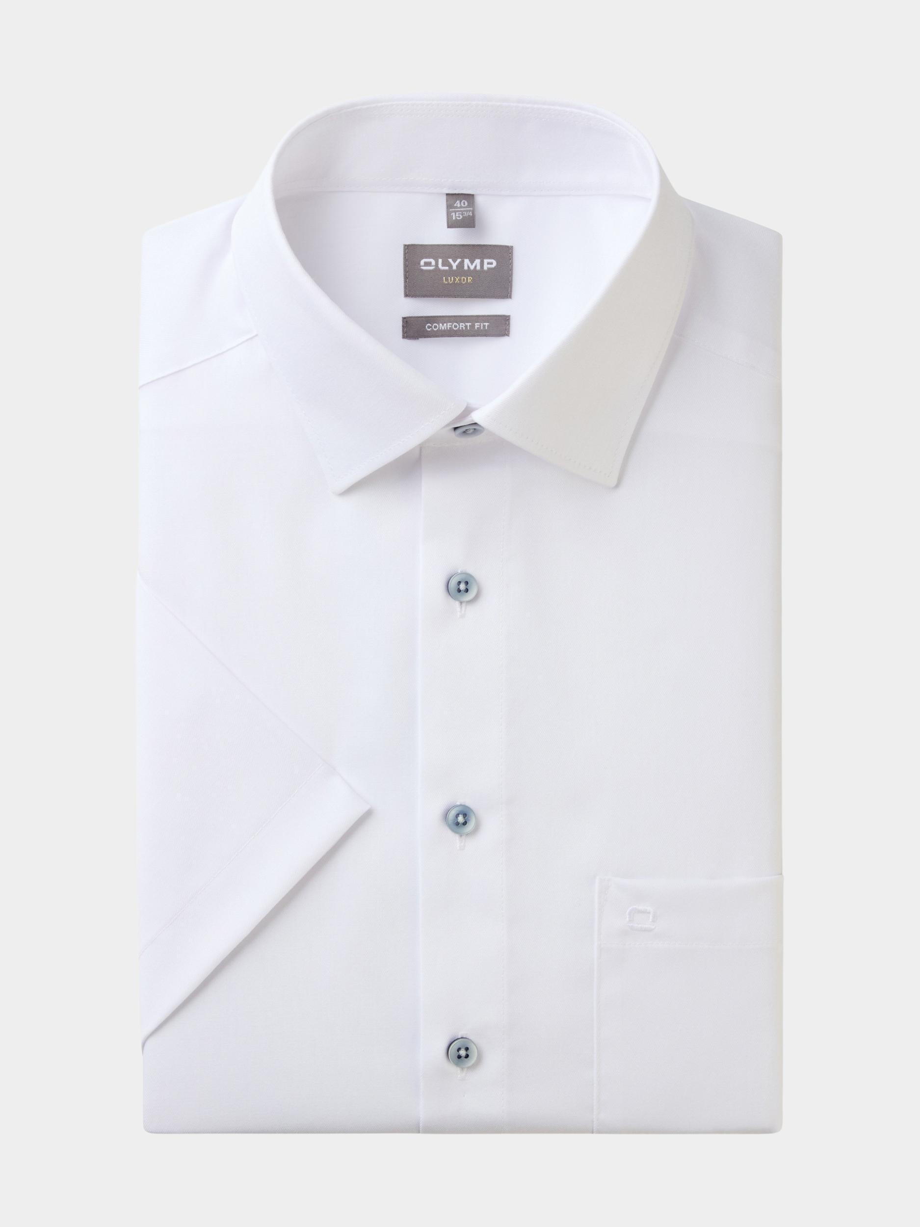 Olymp Business hemd korte mouw Wit Luxor 104172/00