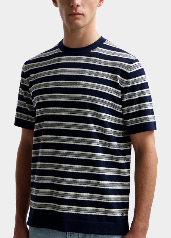 Dstrezzed Polo korte mouw Blauw Nereo Tee 421004-SS26/649