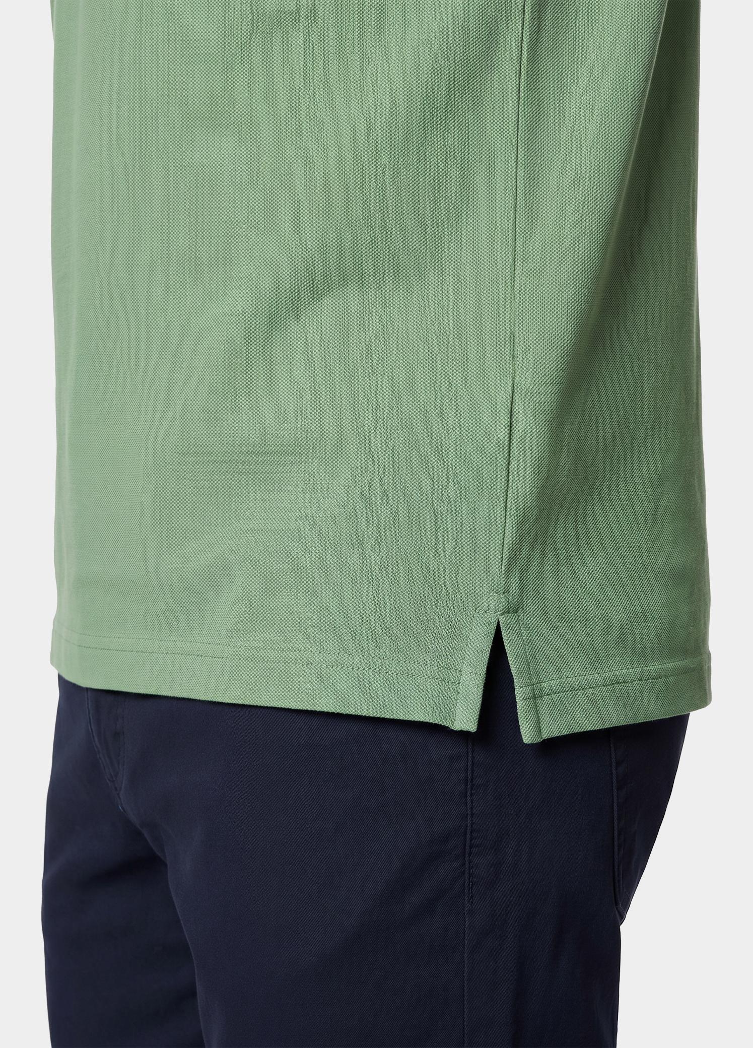 Gant Polo heren Groen Tipped Piqué Polo Shirt 2062034/362