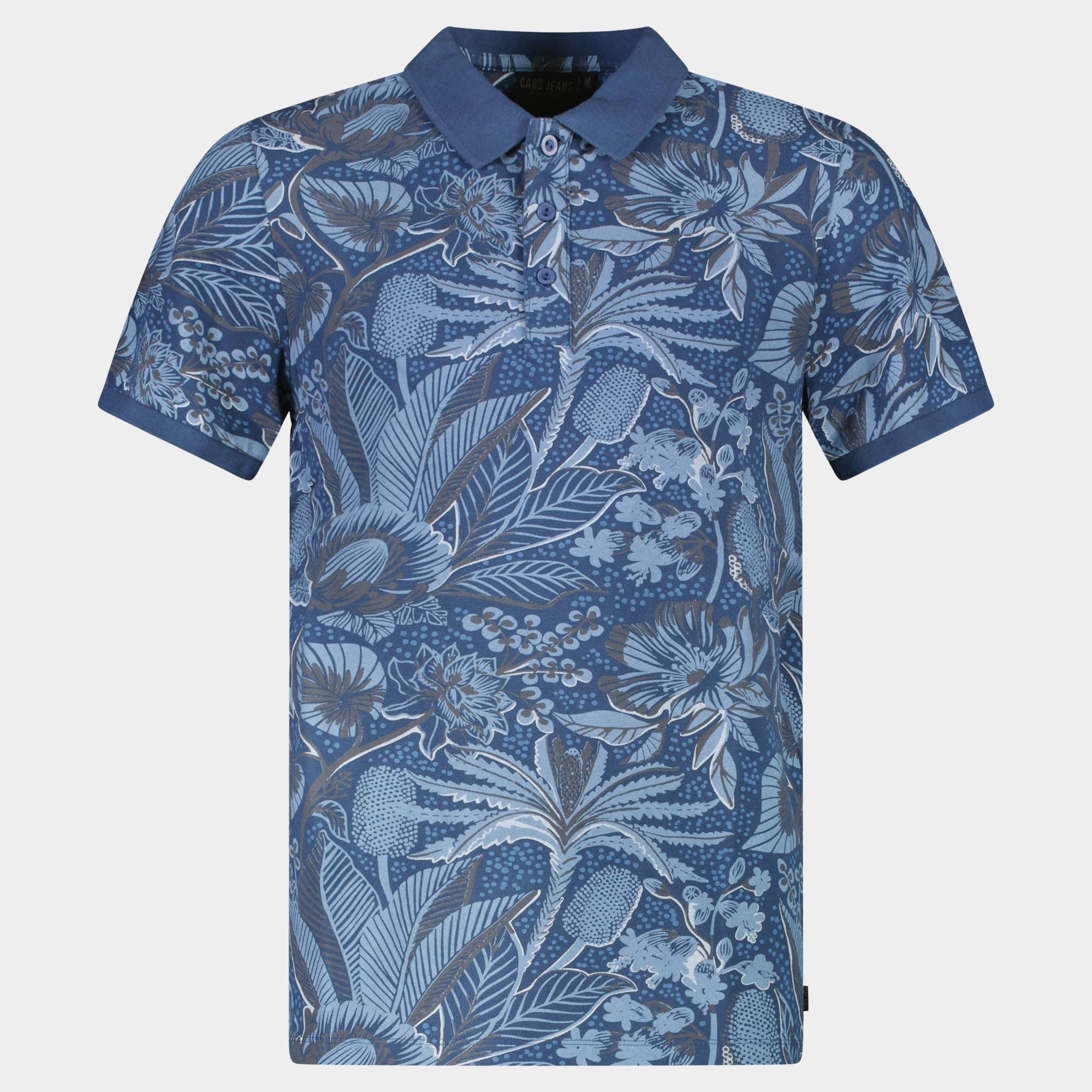 Cars Jeans Polo korte mouw Blauw COPPA 61479/12