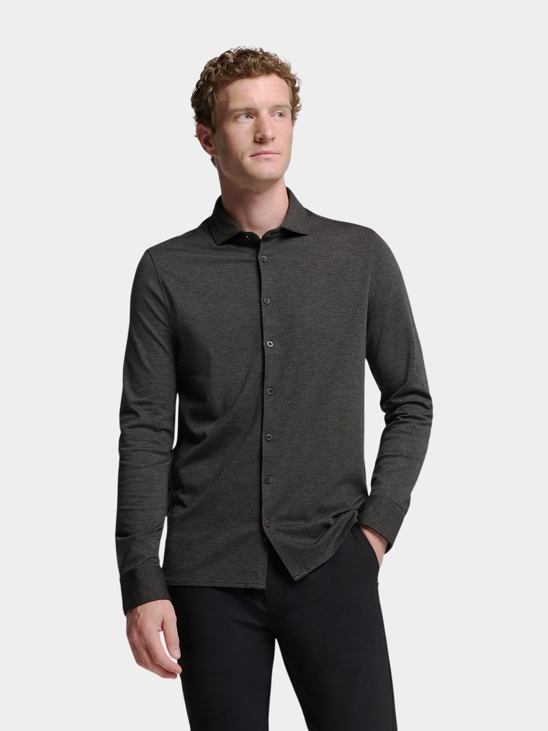 No Excess Casual hemd lange mouw Grijs  25410780/103